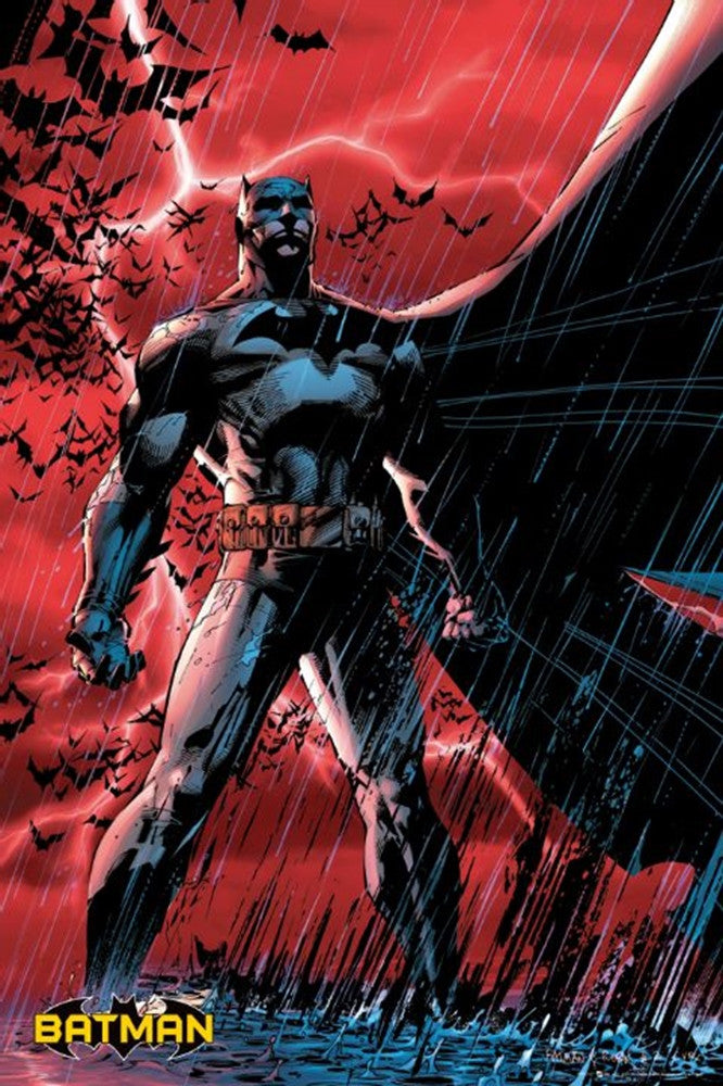 Batman Red Storm Comic Poster - TshirtNow.net