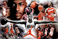 Thumbnail for Michael Jordan Montage 1 Poster - TshirtNow.net