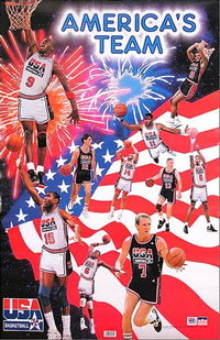 Thumbnail for Americas Team 1992 Olympic Dream Team Poster - TshirtNow.net