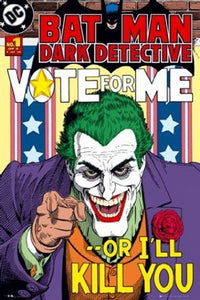 Thumbnail for Batman Joker Vote For Me Comic Poster - TshirtNow.net