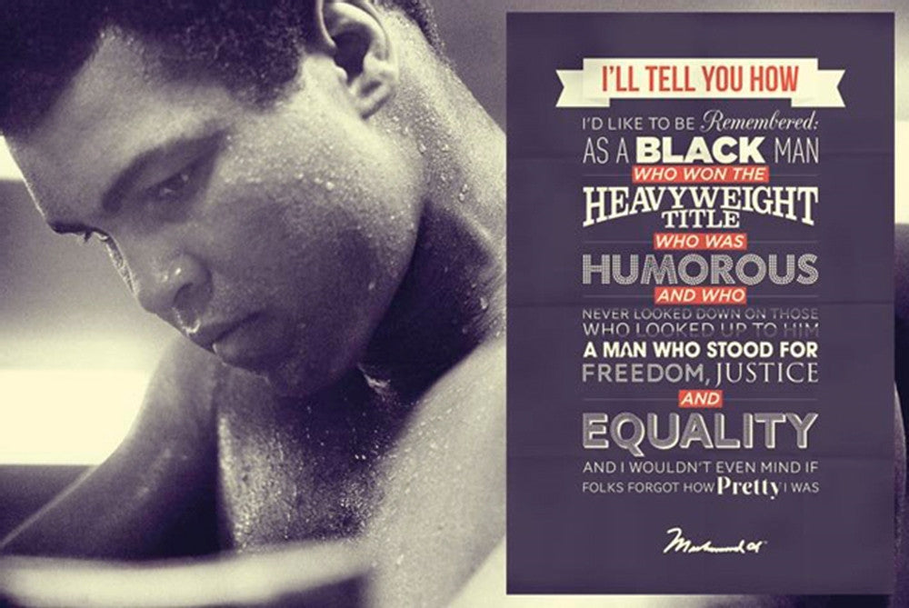 Muhammad Ali I'll Tell You How... Poster - TshirtNow.net