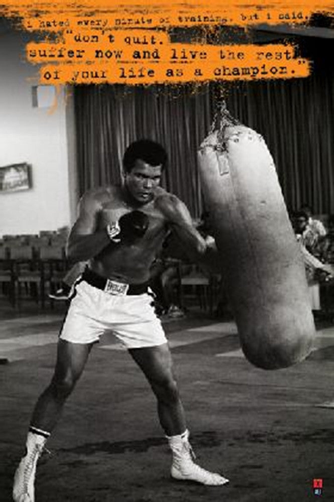 Muhammad Ali Life As a Champion Poster - TshirtNow.net