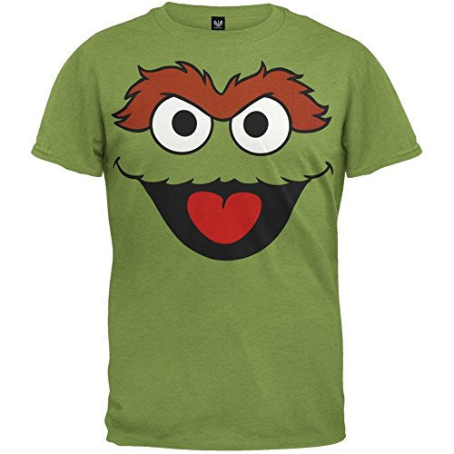 Sesame Street Oscar Face T-shirt Oscar The Grouch Tshirt - TshirtNow.net