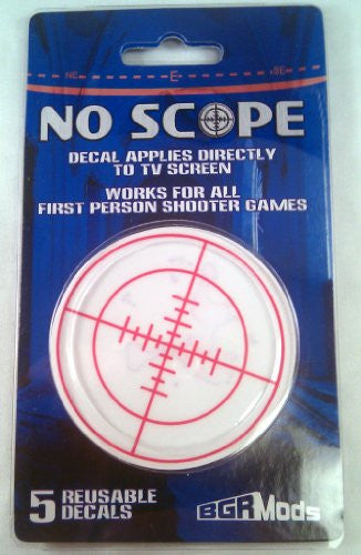 Reusable No Scope Screen Decal for First Person Shooter FPS Games PS3 XBOX 360 PS2 - TshirtNow.net - 1