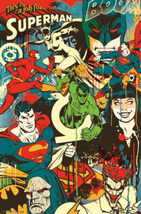 Thumbnail for DC Comics Throwback Montage Poster - TshirtNow.net
