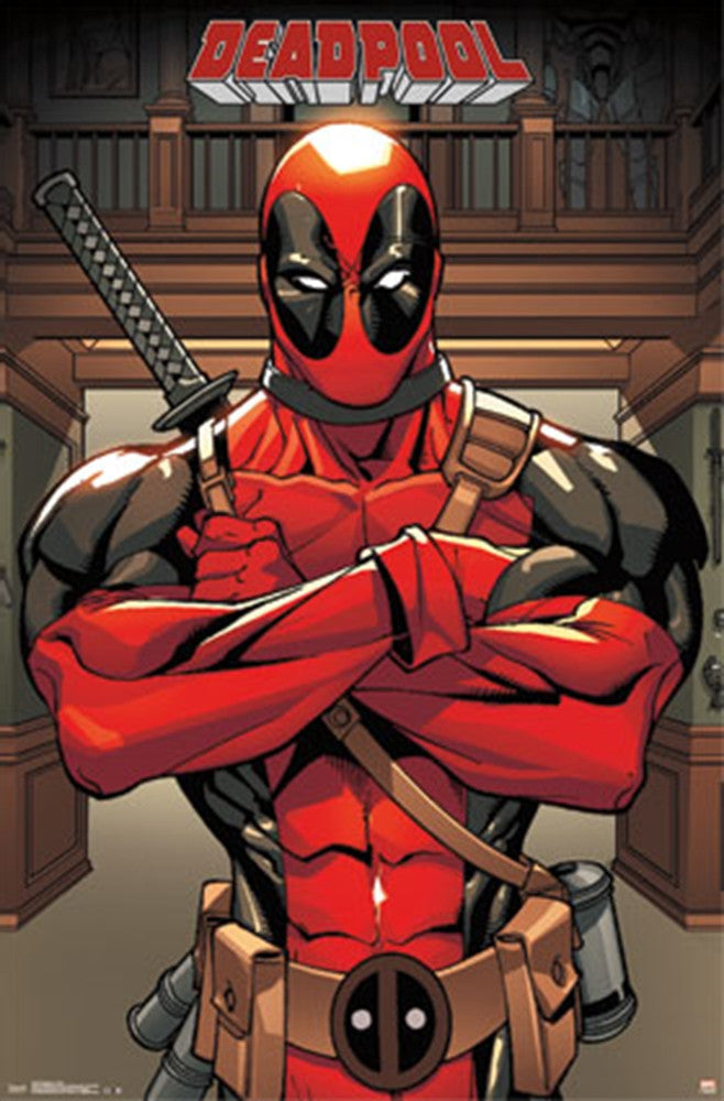 Deadpool Arms Crossed Comic Poster - TshirtNow.net