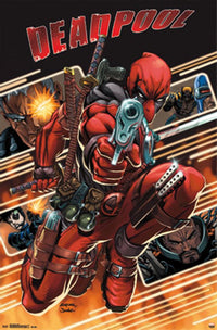 Thumbnail for Deadpool Attack Comic Poster - TshirtNow.net