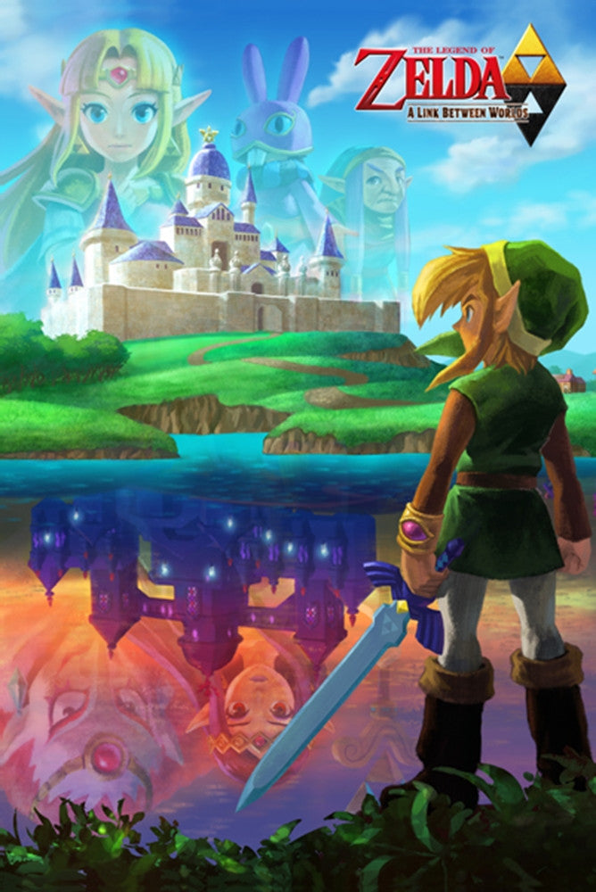 Zelda Link Between Worlds Gaming Poster - TshirtNow.net