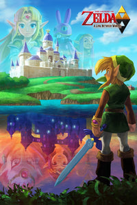 Thumbnail for Zelda Link Between Worlds Gaming Poster - TshirtNow.net