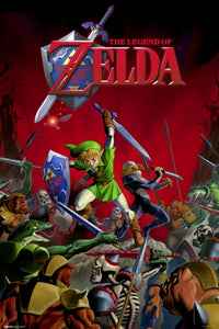 Thumbnail for Zelda Battle Gaming Poster - TshirtNow.net
