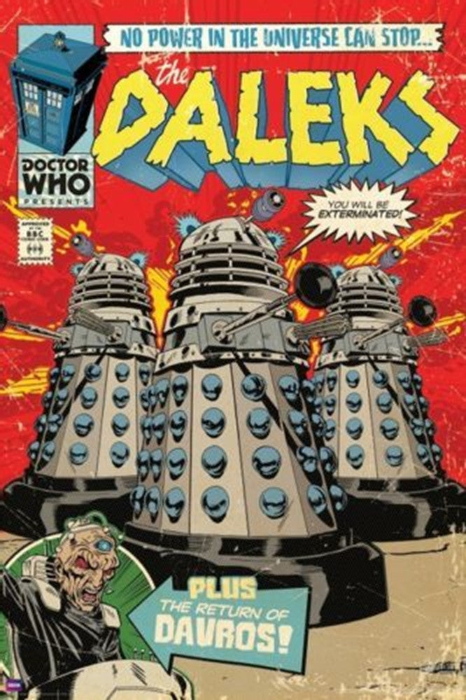 Doctor Who Daleks Comic Poster - TshirtNow.net