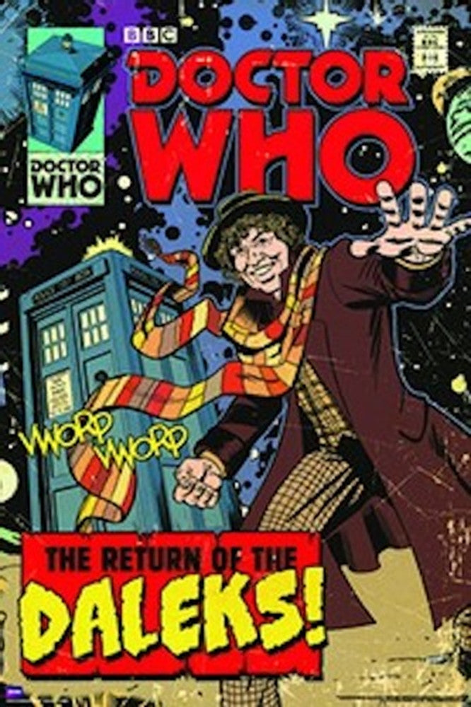 Doctor Who Return of the Daleks Comic Poster - TshirtNow.net