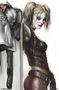 Thumbnail for Harley Quinn Leather Comic Poster - TshirtNow.net
