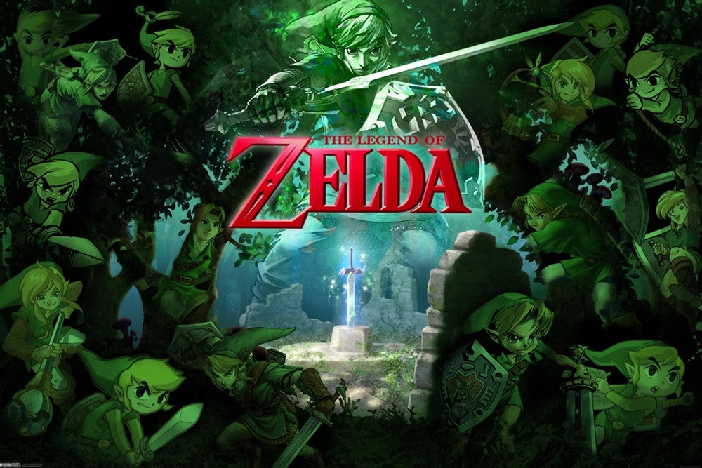 Zelda Forest Gaming Poster - TshirtNow.net