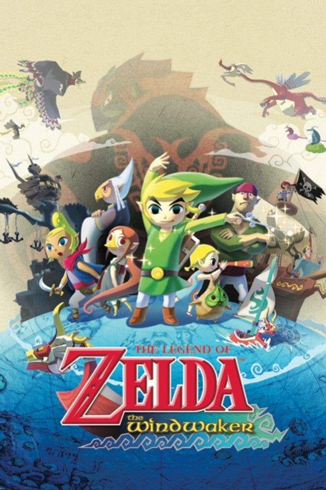 Zelda Windwaker Gaming Poster - TshirtNow.net