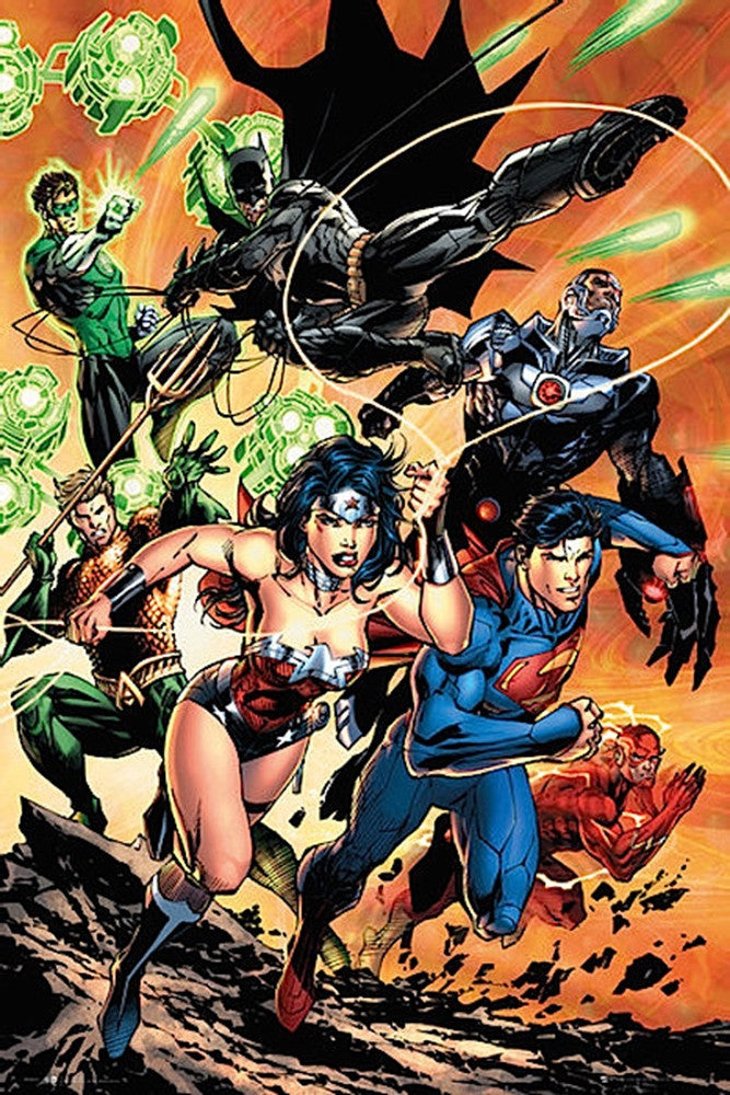 Justice League Charge Comic Poster - TshirtNow.net