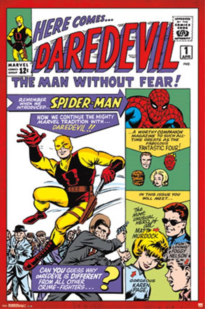 Daredevil Man Without Fear Comic Poster - TshirtNow.net