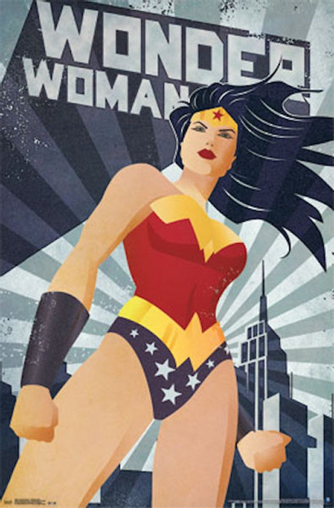Wonder Woman Constructivism Comic Poster - TshirtNow.net