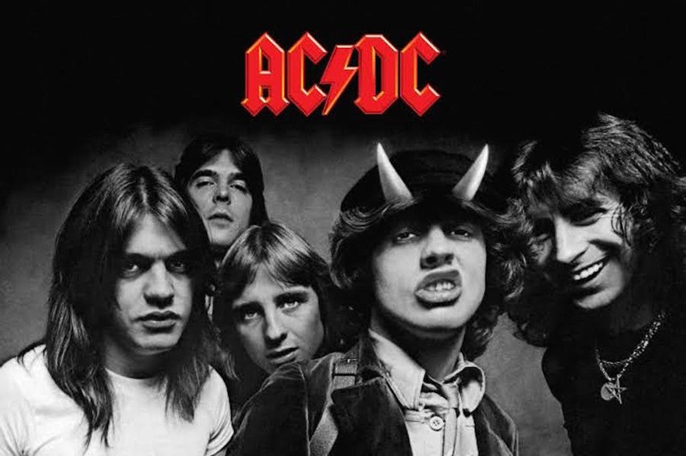 AC/DC Highway To Hell Black and White Poster - TshirtNow.net