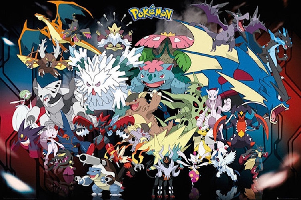 Pokemon Mega Gaming Poster - TshirtNow.net