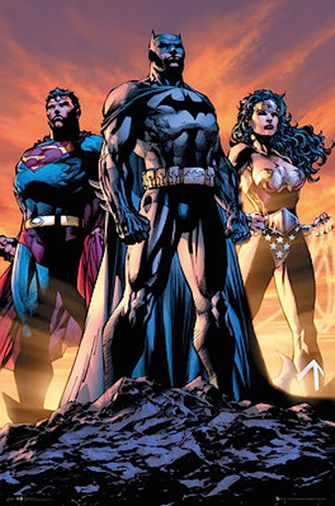Justice League Trio Comic Poster - TshirtNow.net