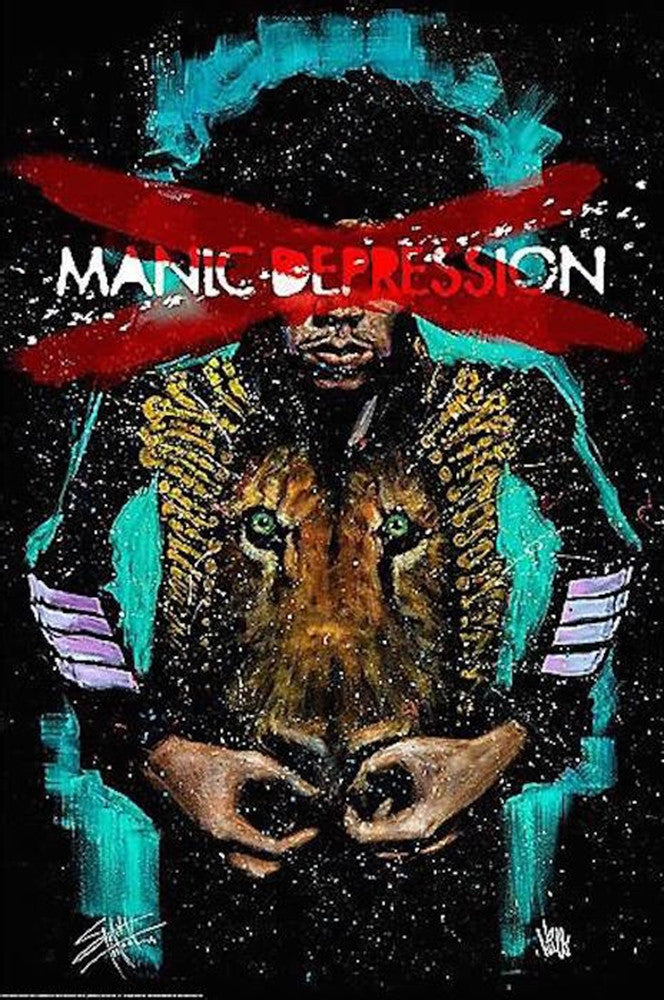 Jimi Hendrix Manic Depression Poster - TshirtNow.net