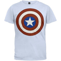 Thumbnail for Captain America Shield Logo White Tshirt - TshirtNow.net - 2
