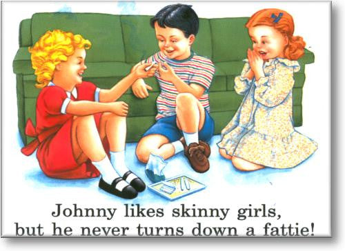 Childhood Johnny Likes Skinny Girls Tshirt - TshirtNow.net - 2