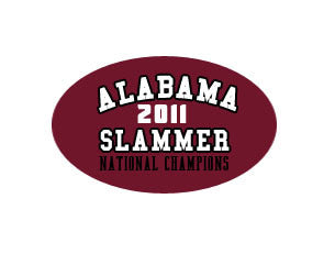 Alabama Slammer 2011 National Champions Decal Sticker - TshirtNow.net