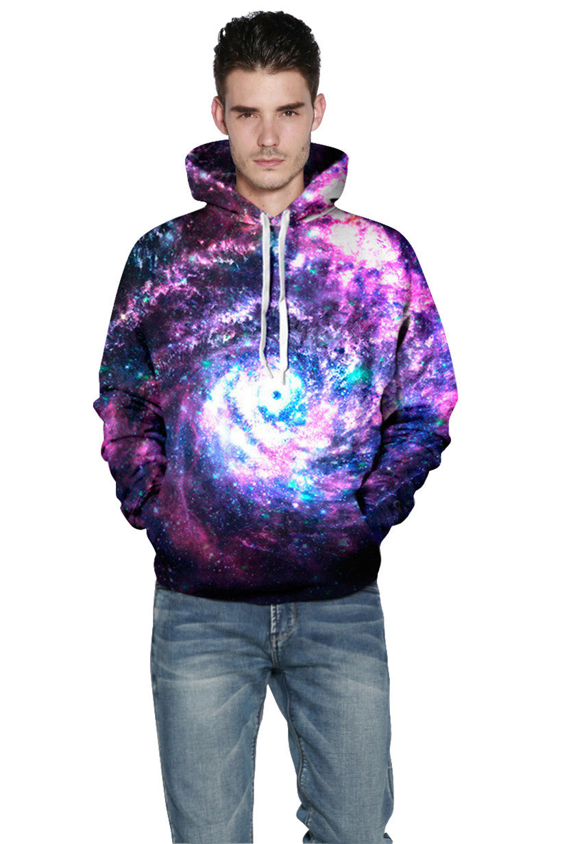 Worm Hole Allover 3D Print Hoodie