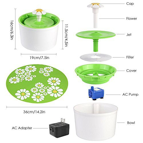 Automatic Fountain Bowl Water Dispenser - Ideal for Cats