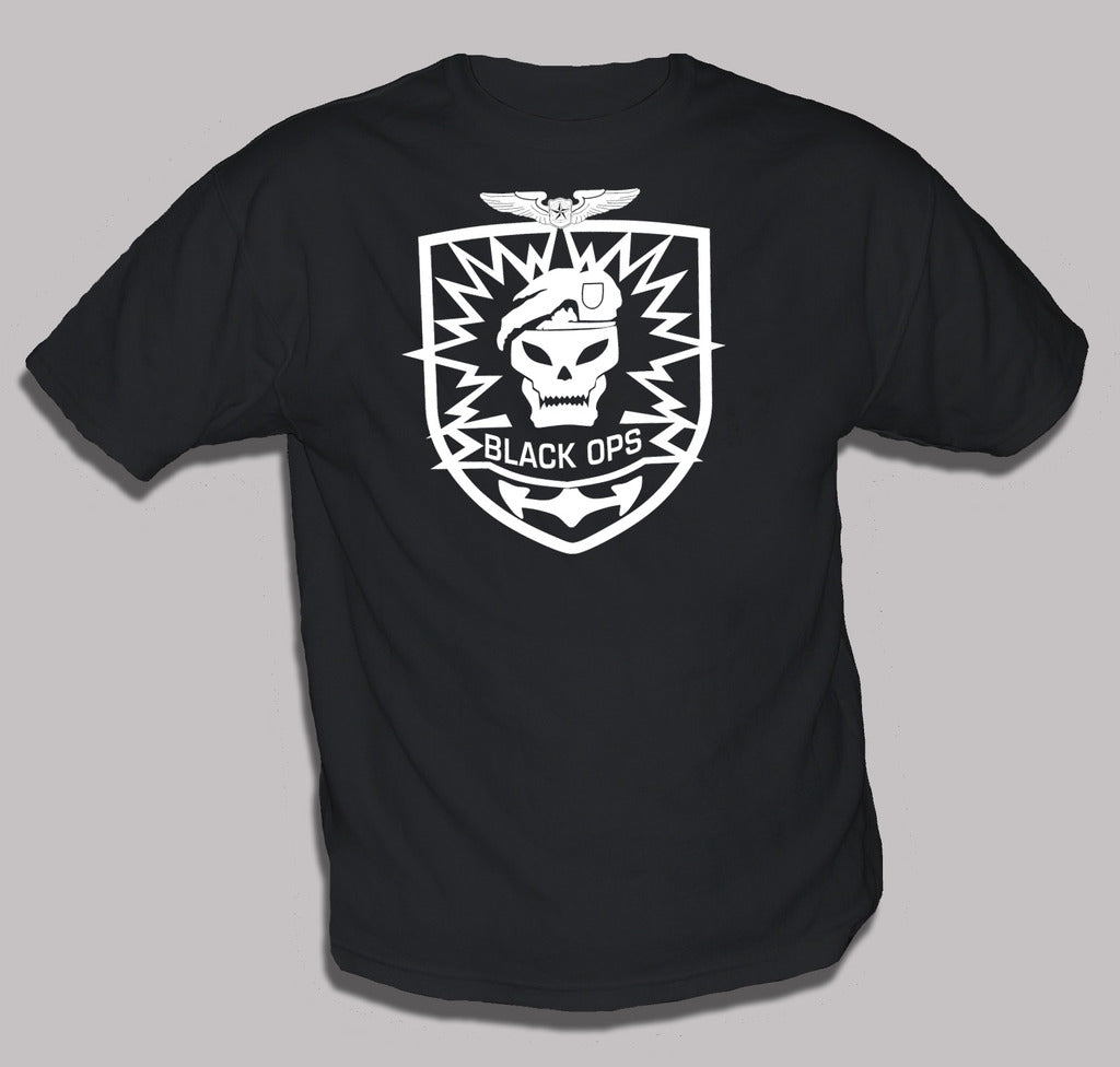 Call of Duty Black Ops Skull Logo Tshirt - TshirtNow.net - 1