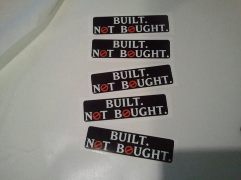 Built Not Bought - Die Cut Decal - Sticker - GhostBusters NH - TshirtNow.net - 2