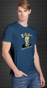 Thumbnail for Shrooms: Have a nice trip Retro Spoof tshirt: Royal Blue Colored T-shirt - TshirtNow.net - 1