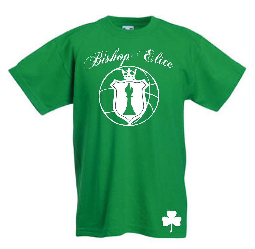 Bishop Elite "Logo" Tshirt: Kelly Green (White Print) - TshirtNow.net - 1