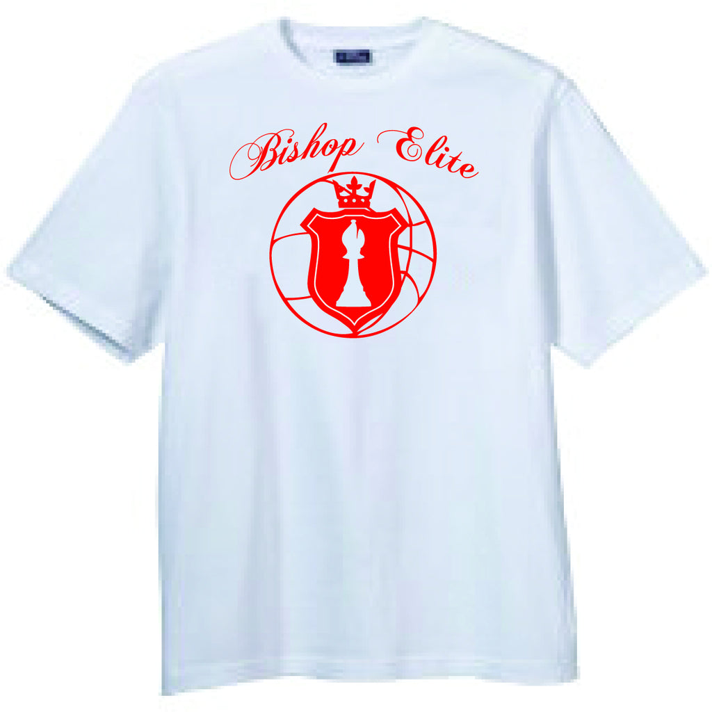 Custom Bishop Elite "Logo" Tshirt (Red Print) - TshirtNow.net