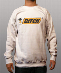 Thumbnail for Bitched White Crewneck Sweatshirt - TshirtNow.net - 1