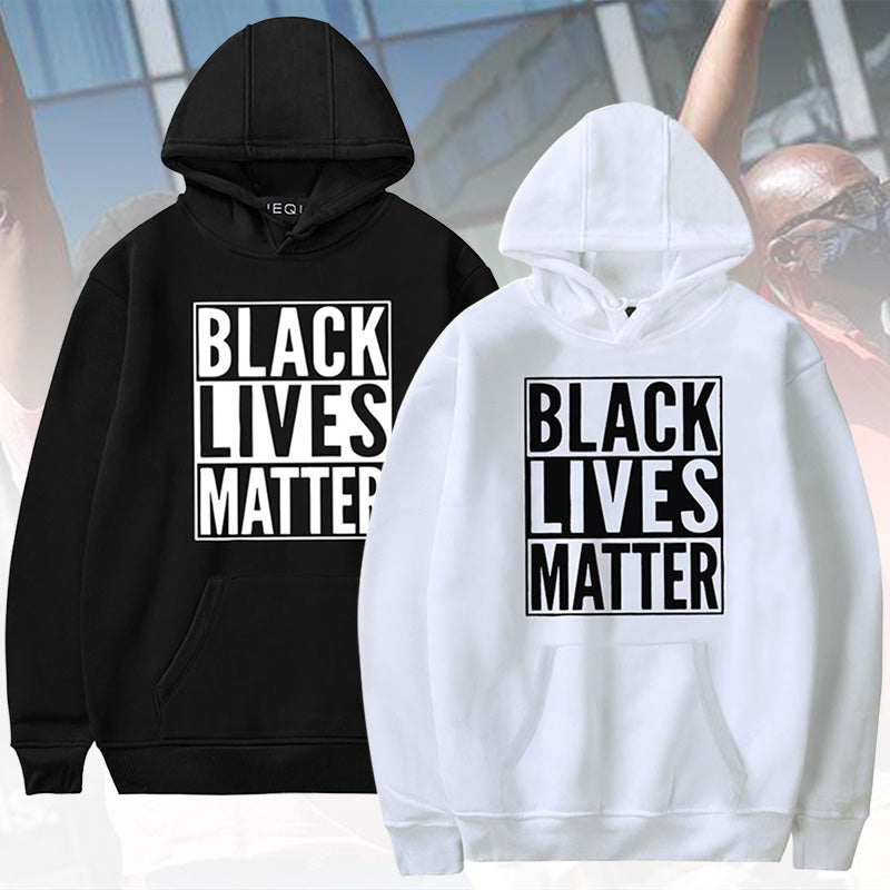 Black Lives Matter - Unisex Long Sleeve Cotton Casual Hoodies and Pullovers