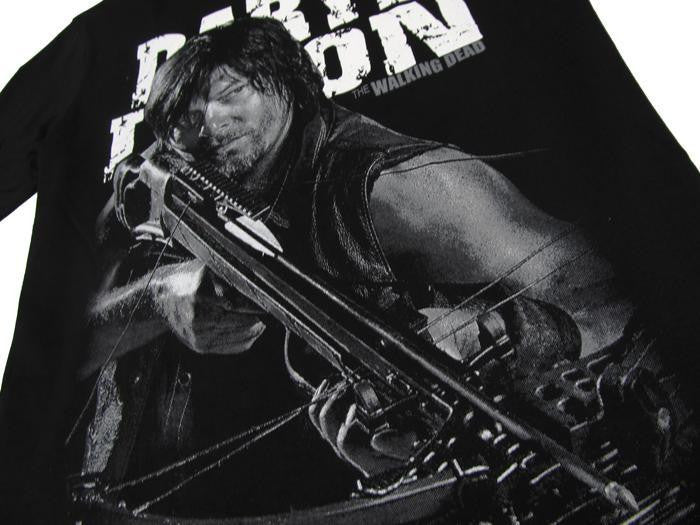 The Walking Dead Daryl Dixon Zero Tolerance For Walkers Crossbow Oversize Print Tshirt - TshirtNow.net - 6