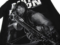 Thumbnail for The Walking Dead Daryl Dixon Zero Tolerance For Walkers Crossbow Oversize Print Tshirt - TshirtNow.net - 6