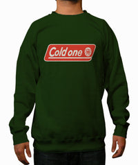 Thumbnail for Cold One Dark Green Crewneck Sweatshirt - TshirtNow.net - 1