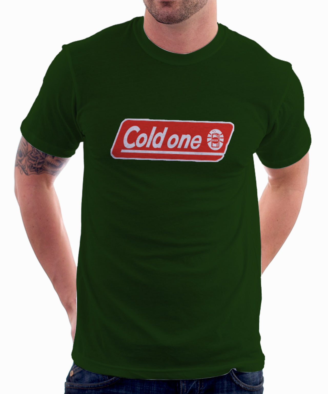 Cold one Dark Green tshirt - TshirtNow.net - 1
