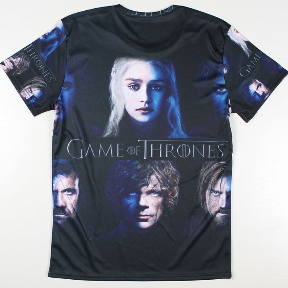 Game Of Thrones Faces Allover 3D Print Tshirt - TshirtNow.net - 2