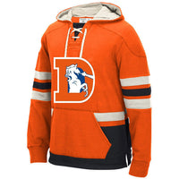 Thumbnail for Denver Broncos Laced Hockey style Hoodie Sweatshirt
