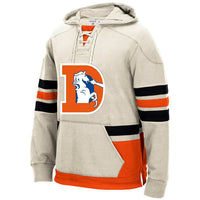 Thumbnail for Denver Broncos Laced Hockey style Hoodie Sweatshirt