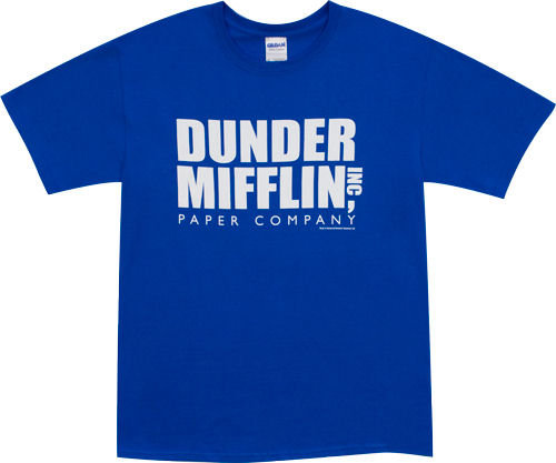 Dunder Mifflin Logo Tshirt - TshirtNow.net - 1