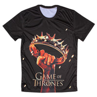 Thumbnail for Game Of Thrones Crown Held Aloft Allover 3D Print Tshirt - TshirtNow.net - 3