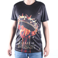 Thumbnail for Game Of Thrones Crown Held Aloft Allover 3D Print Tshirt - TshirtNow.net - 1