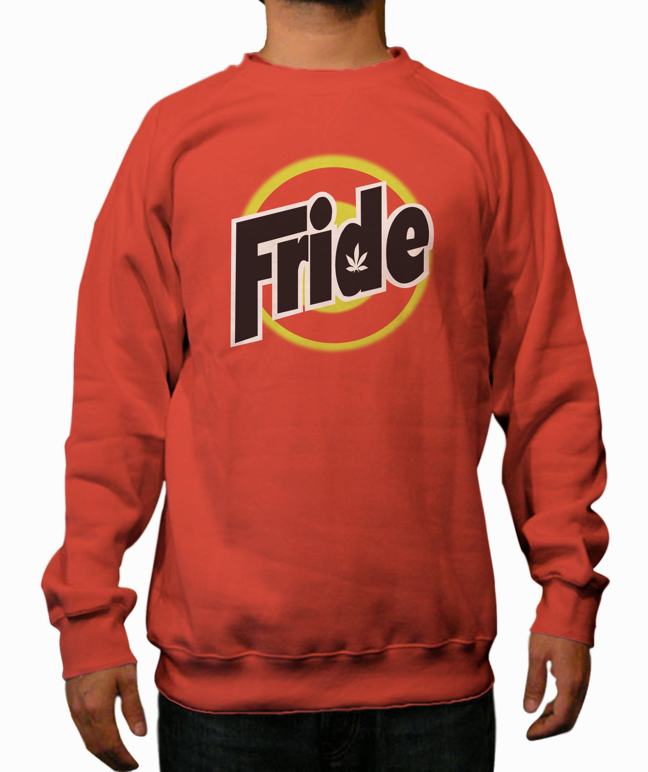 Fride orange Crewneck Sweatshirt - TshirtNow.net - 1