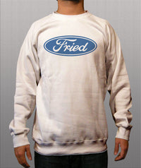 Thumbnail for Fried White Crewneck Sweatshirts - TshirtNow.net - 1